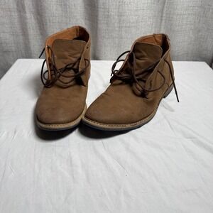 Madden Men's Ankle Boots Chukka Desert Brown Lace Up Casual‎ Shoes Size US 9.5